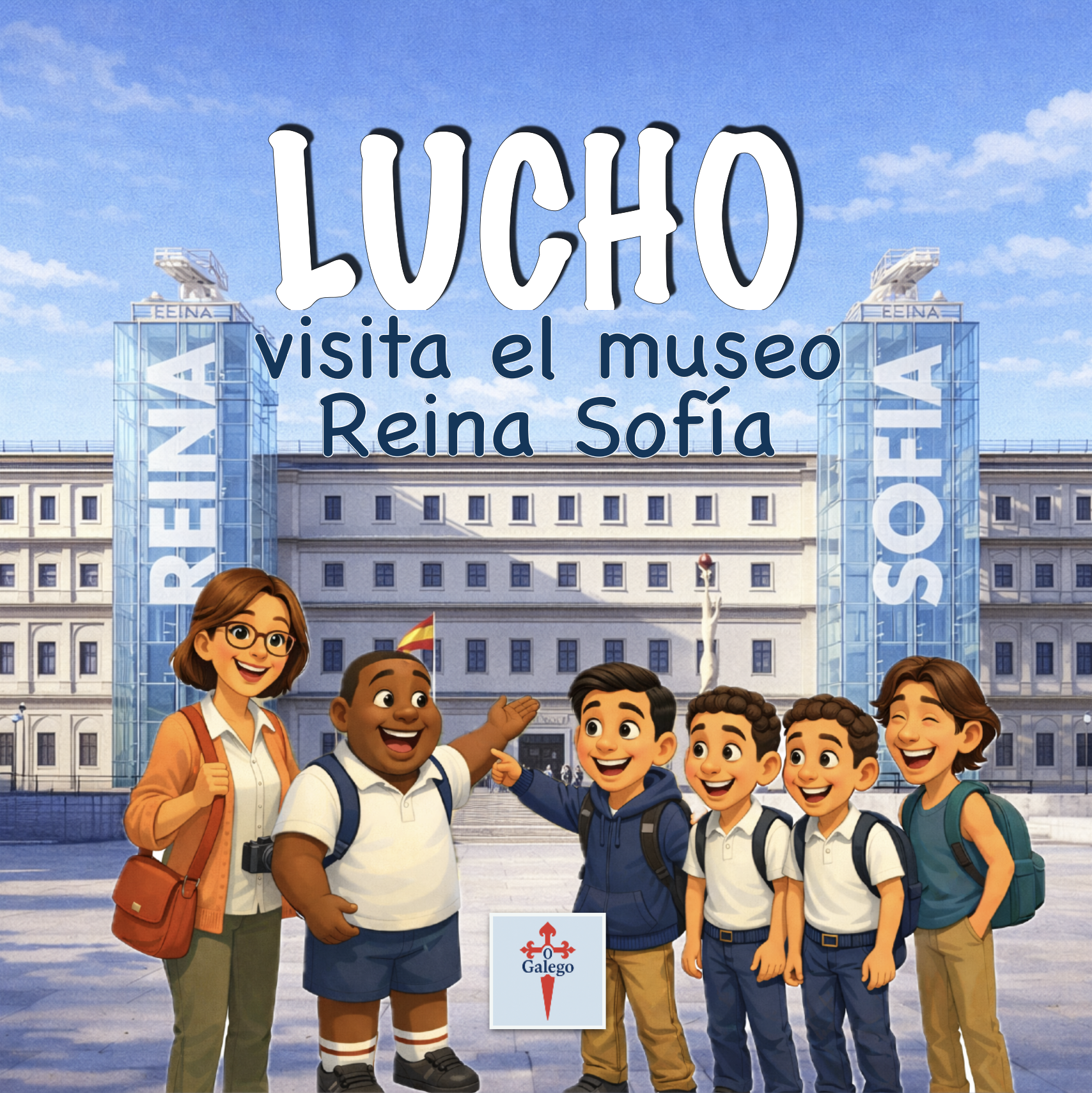 LUCHO VISITA EL MUSEO REINA SOFÍA