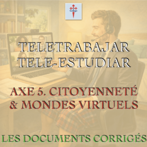 TELETRABAJAR | TELE-ESTUDIAR - AXE 5. CITOYENNETÉ ET MONDES VIRTUELS